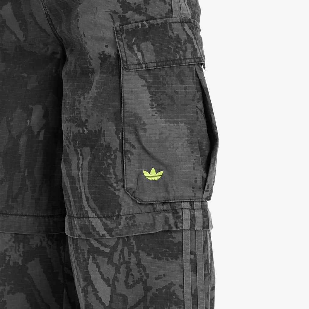 Adidas Originals Men's Camo Zipoff Cargo Pants Grey Camo
